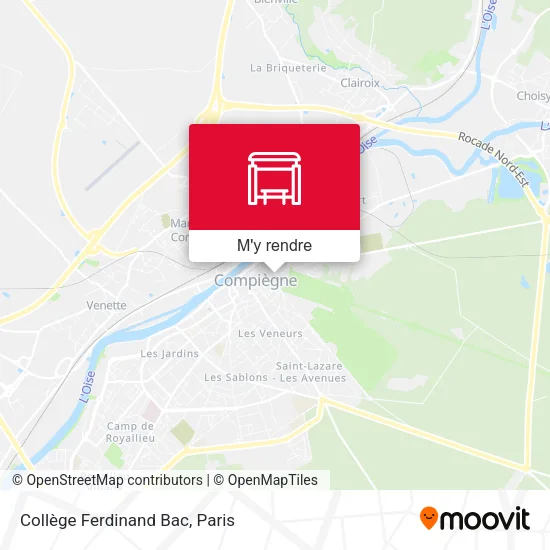 Collège Ferdinand Bac plan