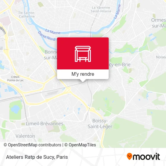 Ateliers Ratp de Sucy plan