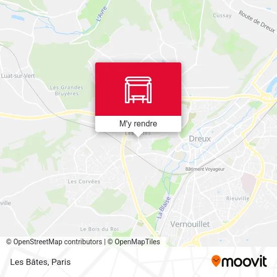 Les Bâtes plan