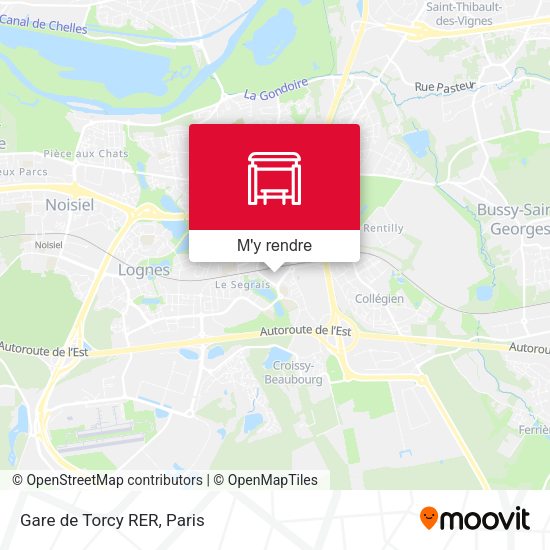 Gare de Torcy RER - Itinéraires, horaires et tarifs