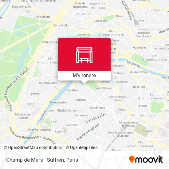 Champ de Mars - Suffren plan