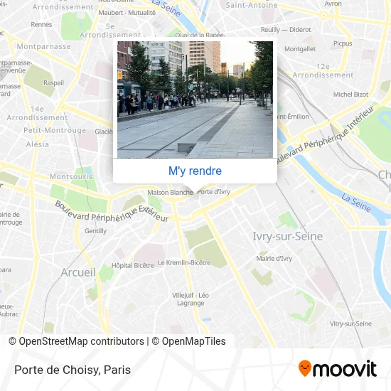 Porte de Choisy plan