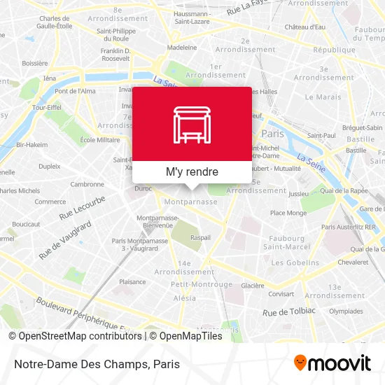 Notre-Dame Des Champs plan