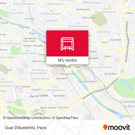 Quai D'Austerlitz plan
