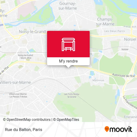 Rue du Ballon plan