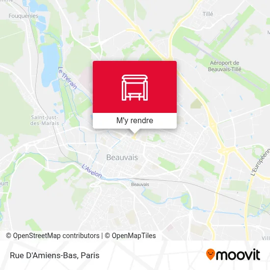 Rue D'Amiens-Bas plan