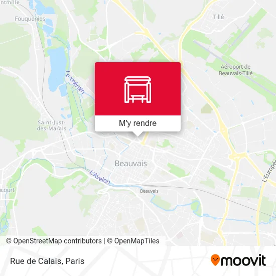 Rue de Calais plan