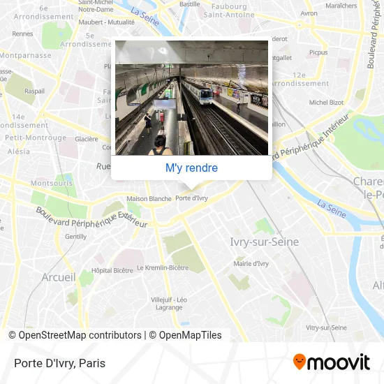 Porte D'Ivry plan