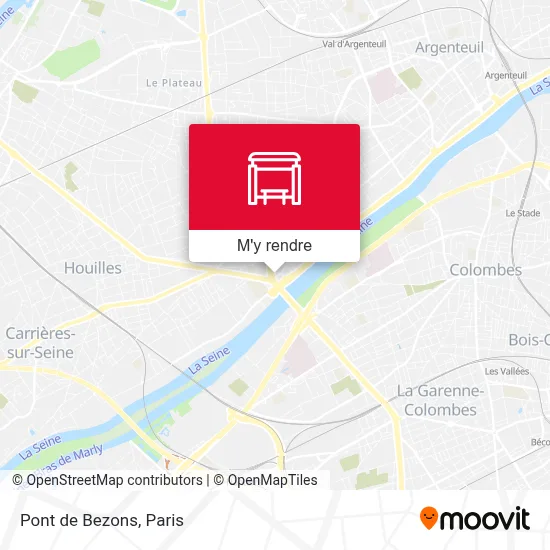 Pont de Bezons plan