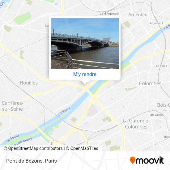 Pont de Bezons plan