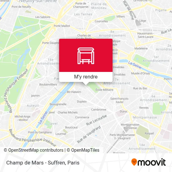 Champ de Mars - Suffren plan