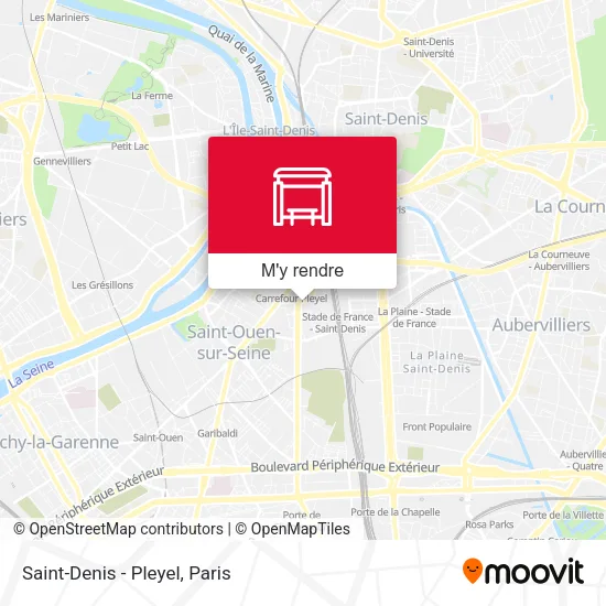 Saint-Denis - Pleyel plan