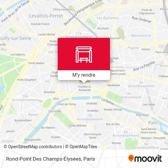 Rond-Point Des Champs-Élysées plan