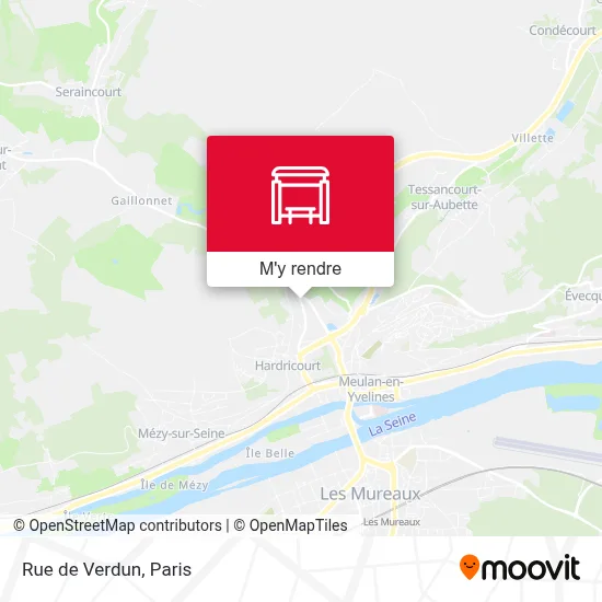 Rue de Verdun plan