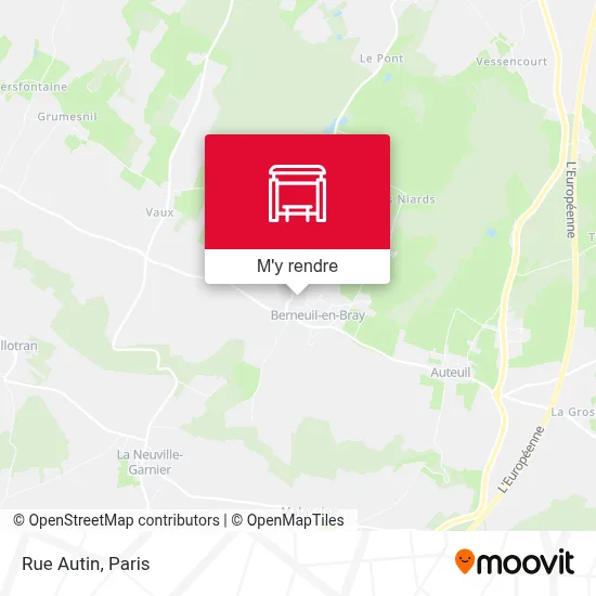 Rue Autin plan