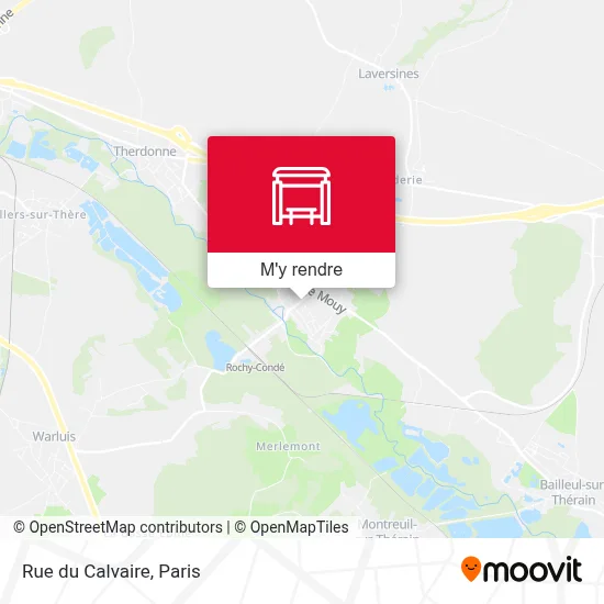Rue du Calvaire plan