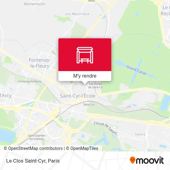 Le Clos Saint-Cyr plan