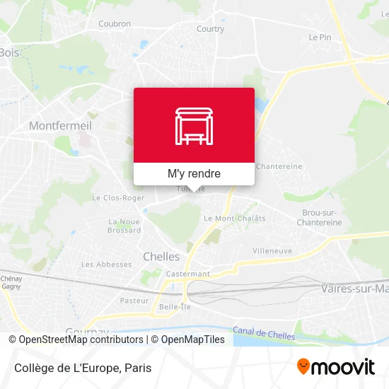 Collège de L'Europe plan