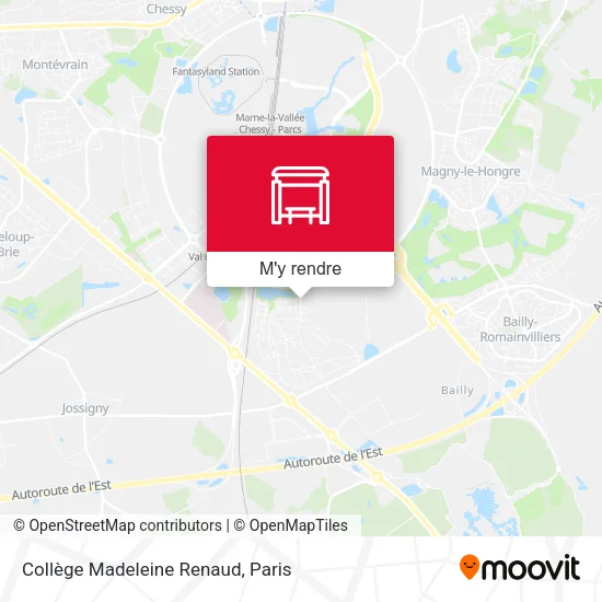 Collège Madeleine Renaud plan