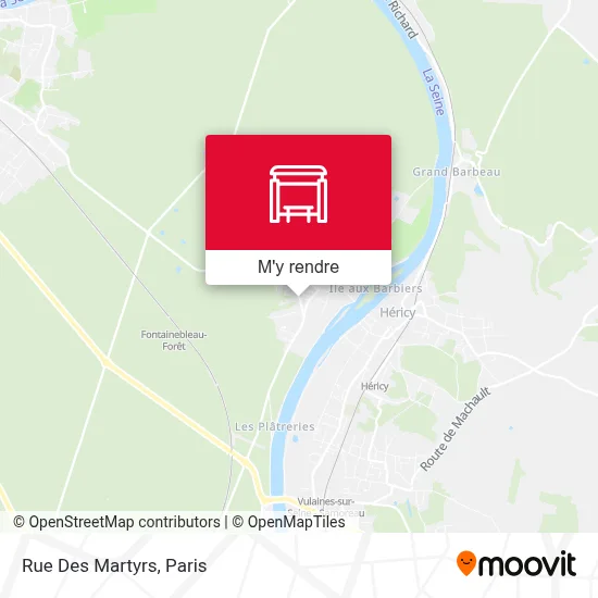 Rue Des Martyrs plan