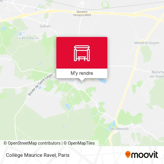Collège Maurice Ravel plan