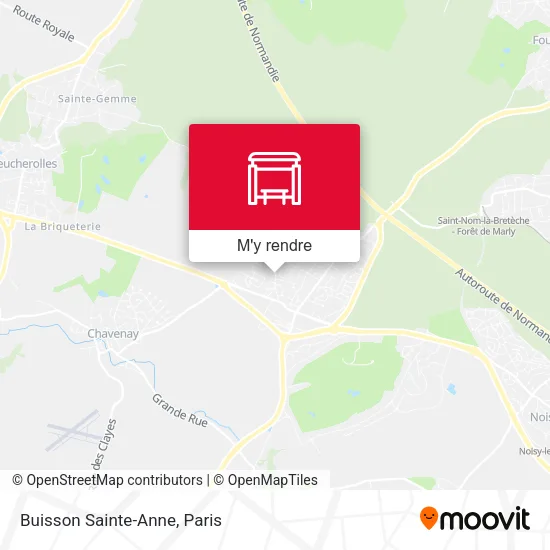 Buisson Sainte-Anne plan