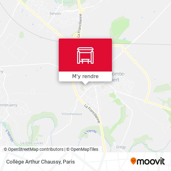 Collège Arthur Chaussy plan