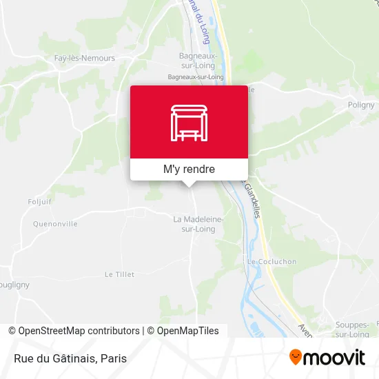 Rue du Gâtinais plan