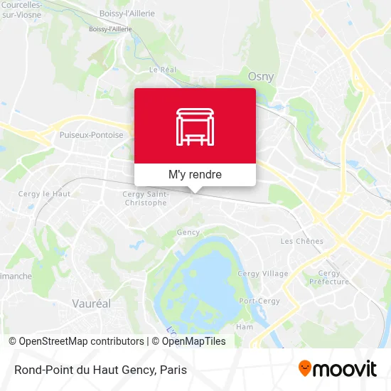 Rond-Point du Haut Gency plan