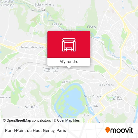 Rond-Point du Haut Gency plan