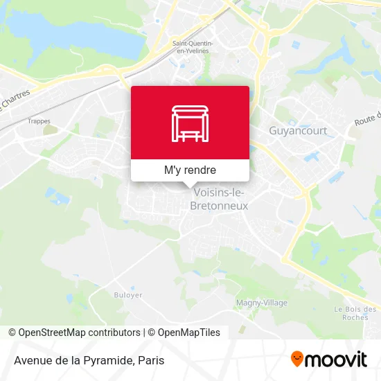 Avenue de la Pyramide plan