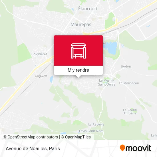 Avenue de Noailles plan