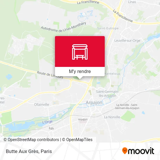 Butte Aux Grès plan