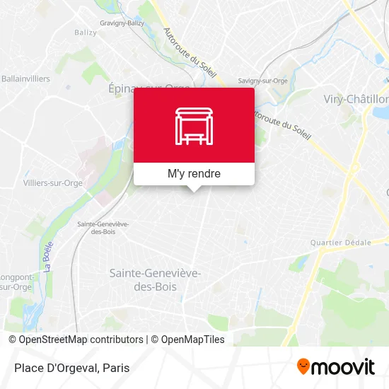 Place D'Orgeval plan