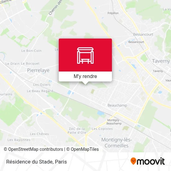 Résidence du Stade plan