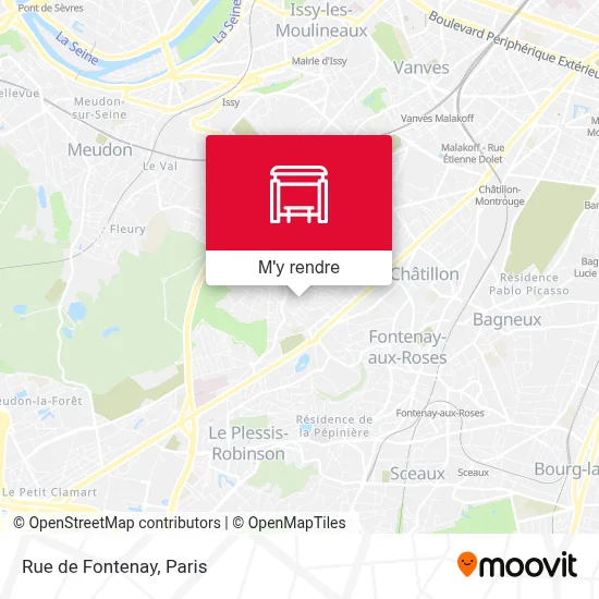 Rue de Fontenay plan