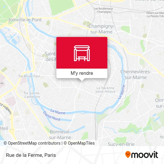 Rue de la Ferme plan