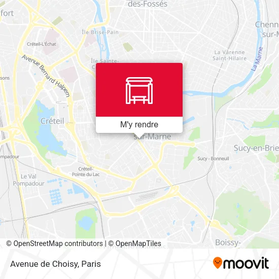 Avenue de Choisy plan