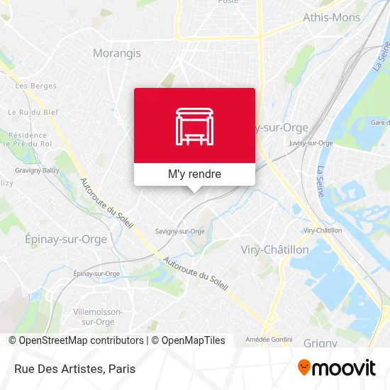 Rue Des Artistes plan