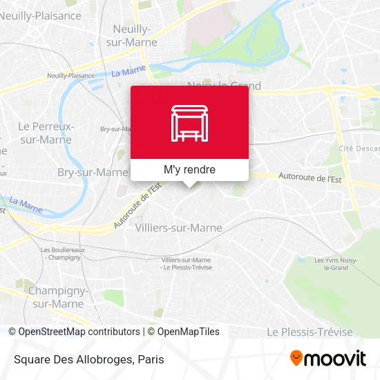 Square Des Allobroges plan