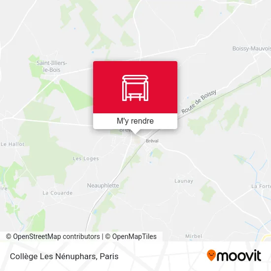 Collège Les Nénuphars plan