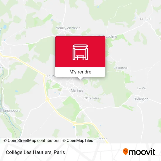 Collège Les Hautiers plan