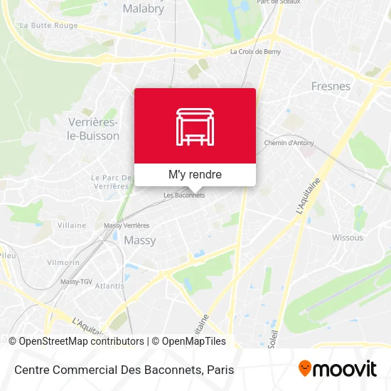 Centre Commercial Des Baconnets plan