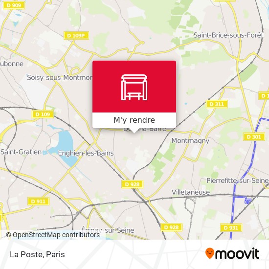 Comment Aller A La Poste A Deuil La Barre En Bus Train Ou Metro