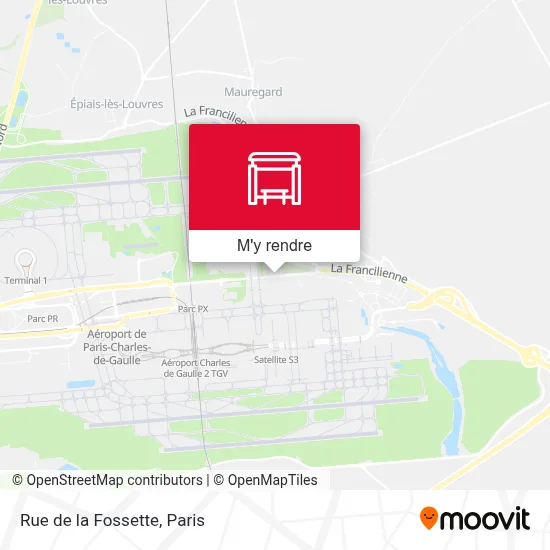 Rue de la Fossette plan