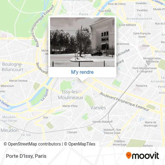 Porte D'Issy plan