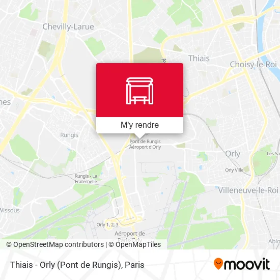 Thiais - Orly​ (Pont de Rungis​) plan