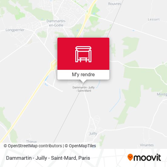 Dammartin - Juilly - Saint-Mard plan