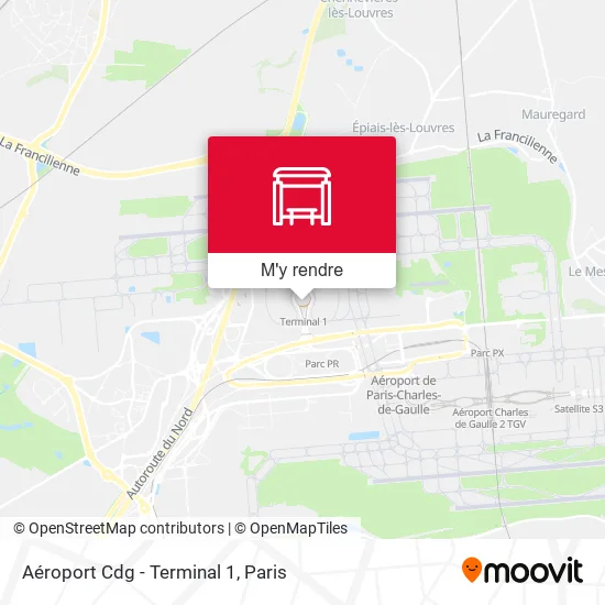 Aéroport Cdg - Terminal 1 plan