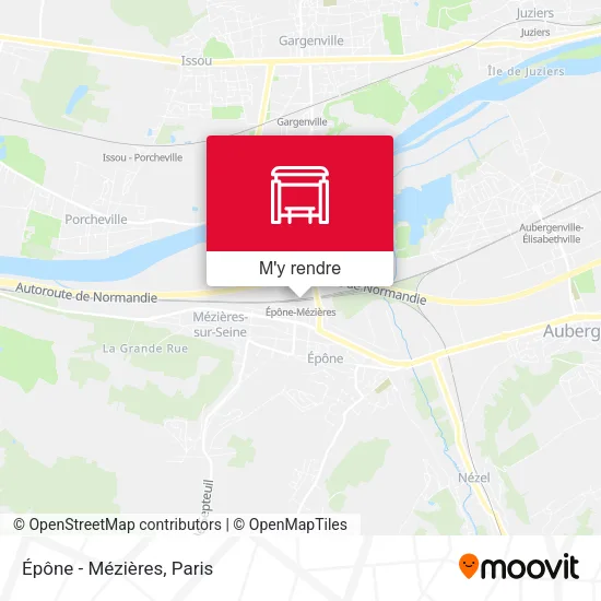 Épône - Mézières plan